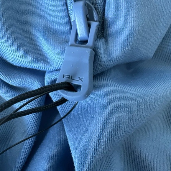 RLX Ralph Lauren Women’s Size Medium Golf 1/4 Zip Pullover Long Sleeve Blue NWT - Picture 9 of 10